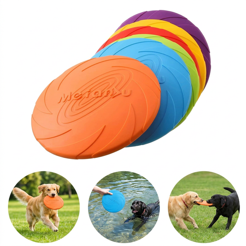 Flexible Silicone Flying Disc for Dogs