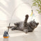 Interactive Rotating Feather Toy for Kittens & Cats