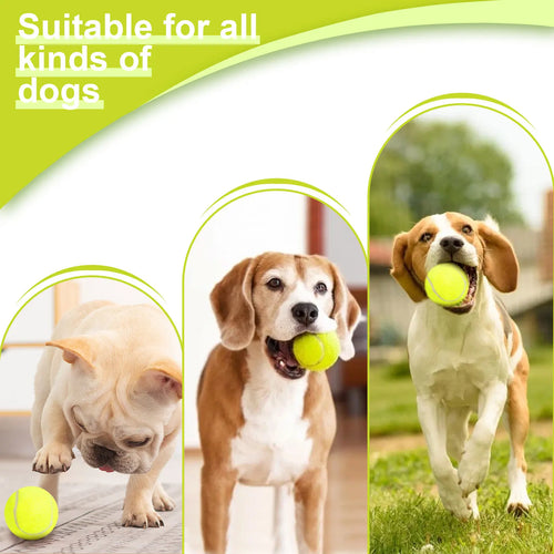 Dog Ball Launcher, Pet Ball Retriever, Comes with 3 Tennis Balls, Adjustable Launch Distances, USB Charging Pet Dogs Chase Toy Pinball Machine, Fun Interactive Throw Catapult