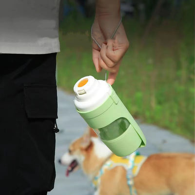 2-in-1 Travel Water & Food Bottle for Pets