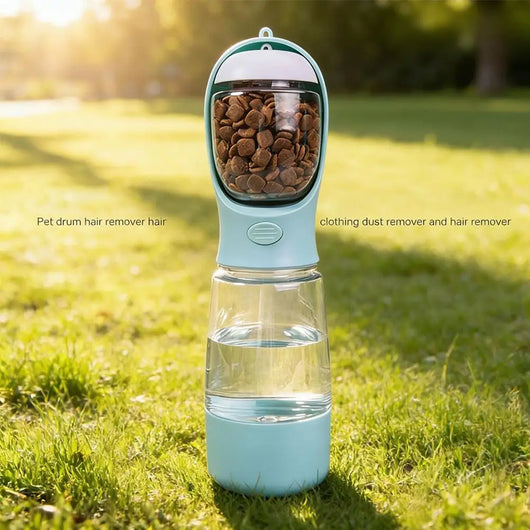 3-in-1 Dog Travel Water Bottle, Leak-Proof Pet Water & Feeder Dispenser for Outdoor Activities Multifunctional Dog Water Cup