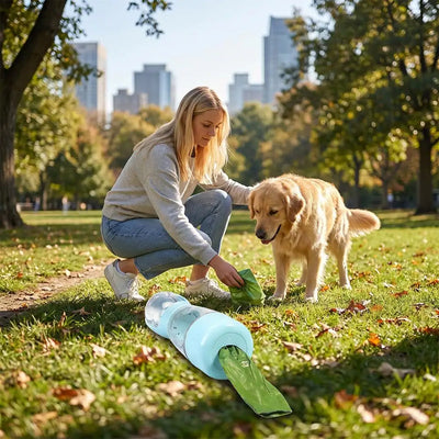 3-in-1 Dog Travel Water Bottle, Leak-Proof Pet Water & Feeder Dispenser for Outdoor Activities Multifunctional Dog Water Cup