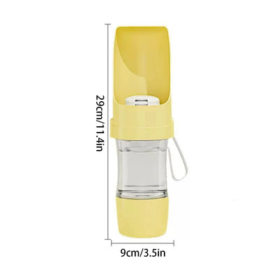 2-in-1 Travel Water & Food Bottle for Pets