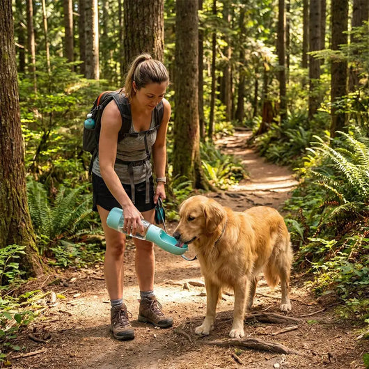 3-in-1 Dog Travel Water Bottle, Leak-Proof Pet Water & Feeder Dispenser for Outdoor Activities Multifunctional Dog Water Cup