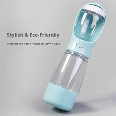 3-in-1 Dog Travel Water Bottle, Leak-Proof Pet Water & Feeder Dispenser for Outdoor Activities Multifunctional Dog Water Cup