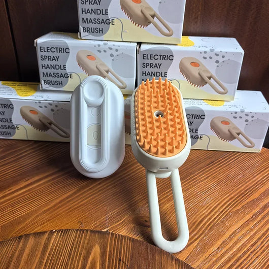 Pet Steam Brush Cat Dog Cleaning Steamy Spray Massage Beauty Comb 3 in 1 Hair Removal Grooming Supplies Pets Accessories Comb