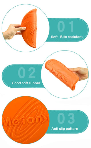 Flexible Silicone Flying Disc for Dogs