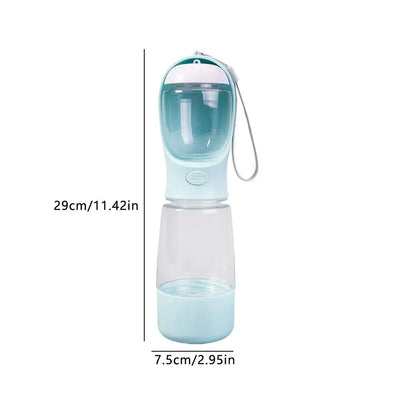 3-in-1 Dog Travel Water Bottle, Leak-Proof Pet Water & Feeder Dispenser for Outdoor Activities Multifunctional Dog Water Cup