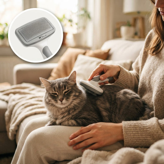 Easy-Cleaning Pet Hair and Lint Remover Brush